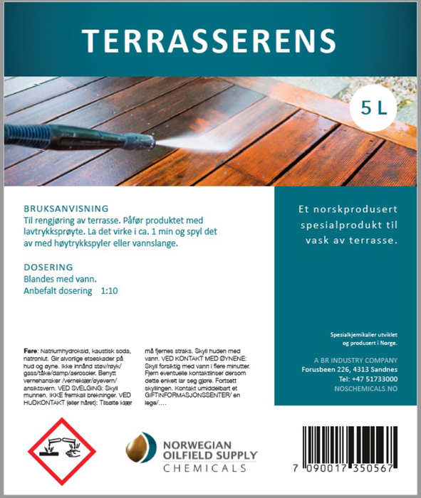 Terrasserens 5 liter